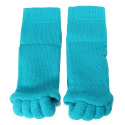 Orthopedic Toe Spreader Yoga Socks - Blue