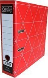 JD1009 A4 Lever Arch File Rado - 70MM Red