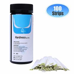 Water Hardness Test Kit For Water Softener Hardness 100 Pcs Water Hardness Test Strips Easy Testing Stips Total Hardness Rang From 0-425 Mg l Ideal