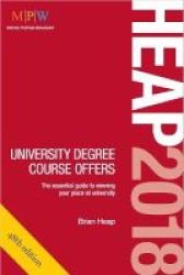Heap 2018: University Degree Course Offers Paperback 48TH Revised Edition