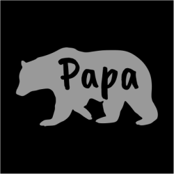 Papa Bear Black