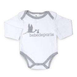 Bebedeparis Basic Baby Body in Grey