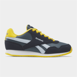 Reebok Junior Grade-school Jog Navy yellow Sneakers