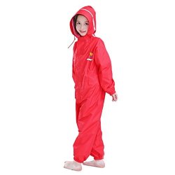 Vine Toddler Rain Suit Baby Rain Suit With Hood Waterproof Coverall One Piece Rain Suit Kids Muddy Buddy 2-12 Years