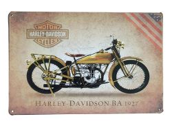 - Harley - Retro Vintage Metal Wall Plate