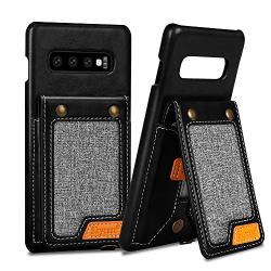 Skycase Samsung Galaxy S10 6.1" Case Samsung Galaxy S10 Wallet Case Protective Back Cover Case For Samsung Galaxy S10 6.1" With Detachable Hand Strap