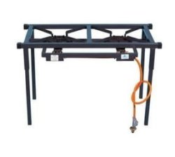Two Burner Portable Gas Stove With Long Legs