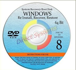 New Windows 8 2015 Any Version Of 64 Bit "home Basic" Or "home Premium" Repair Recovery Restore Re Install Reinstall Re-install & Reboot Fix Boot Disk DVD