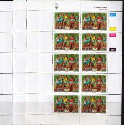 Namibia Olympic Games Barcelona Set Of 4 Full Sheets