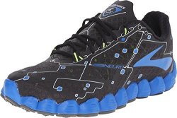 Brooks Men's Neuro Metallic Charcoal electric Blue Lemonade nightlife Sneaker 9 D M