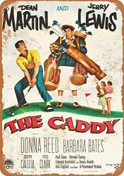Vintage Metal Sign Poster Tin ART-16"X12"1953 Dean Martin & Jerry Lewis The Caddy 182STYLE Iron Poster Painting Vintage Wall Decor For Cafe Bar Pub