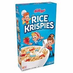 Kellogg's Rice Krispies Breakfast Cereal Toasted Rice Cereal Fat-free 12 Oz Box