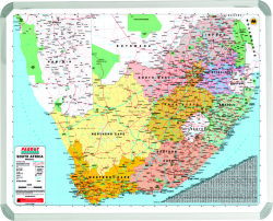 South African Aa Map 1200 900MM