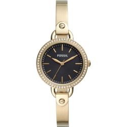 Fossil Early Bird Women's Classic Minute BQ3425 Black Dial Stainless Steel Watch