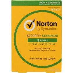 Symantec 21358874 Norton Security Standard 1 Device Email Delivery
