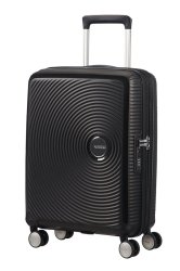 American Tourister Soundbox Expandable 55CM Spinner Bass Black