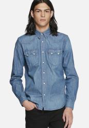 Levis Classic Sawtooth Laundered Shirt in Blue