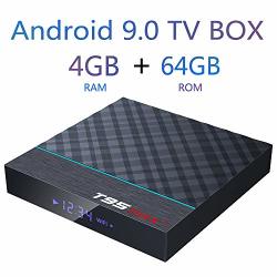 Android Tv Box Evanpo Android 9.0 Tv Box 4GB 64GB Amlogic S905X3 Quad-core CORTEX-A55 Bluetooth 4.1 8K Resolution H.265 2.4GHZ&5GHZ Dual Band Wifi