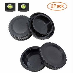 Front Body Cap And Rear Lens Cap Cover For Nikon D7500 D7200 D7100 D7000 D5600 D5300 D5200 D5100 D3500 D3400 D3300 D3200 D3100 D850