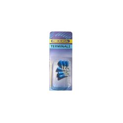 - Terminal - Blue - Ring - 4MM - 6 CARD - 2 Pack