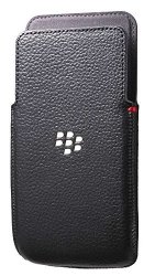 Blackberry Leather Pocket Case For Z30 - Retail Packaging - Black