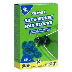 Kill-all Waxblocks Rodenticide 85 G