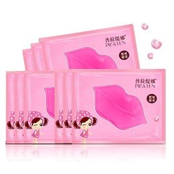 Stingna 40PC Lip Plumper Crystal Collagen Lip Mask Pads Moisture Essence Anti Ageing Wrinkle Patch Pad Gel Lips Lip Enhancer 40PCS