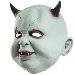 Halloween Zombie Head Mask Scary Death Horror Grimace Ghost Bloody Masks