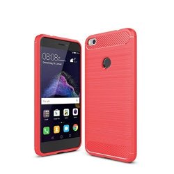 Alonea New Fashion Luxury Soft Protection Case Thin Cover For Huawei P8 Lite 2017 Red