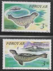 Faroe Mnh 1992 Seals Um - Cat = R34