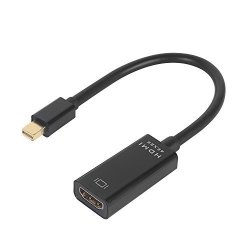 Ldkcok Gold Plated 1080P MINI Displayport To HDMI Hdtv Male To Female Converter Cable 9.4IN 24CM