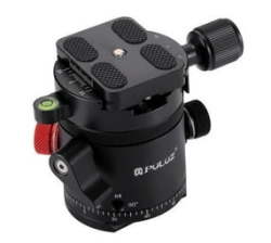 360 Indexing Rotating Ball Head With Quick Release Plate