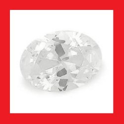 Cubic Zirconium - Aaa Diamond White Oval Facet - 3.17cts