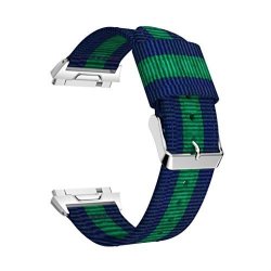 Rtyou Nylon Bands For Fitbit Ionic Lightweight Nylon Adjustable Replacement Band Sport Strap For Fitbit Ionic F