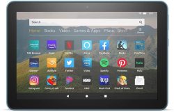 Amazon 10TH Generation - 2020 Release Fire HD 8 Tablet 8" HD Display 64 Gb Designed For Portable Entertainment Twilight Blue