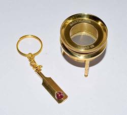 Royal Victorian Export 2.5 Brass Chart Magnifier - Magnifying Glass