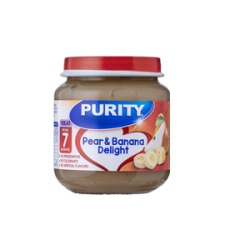 Purity 7 Months Assorted Flavours 125ML - Pear & Banana