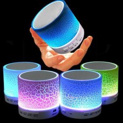 LED Portable MINI Bluetooth Speakers Wireless Hands Speaker With Tf USB Fm MIC Blutooth Music
