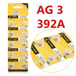 Ag3 392a Batteries For 10pcs