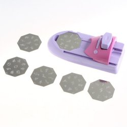 Anself Nail Art Diy Pattern Printing Manicure Machine Stamp Stamper Tool Set