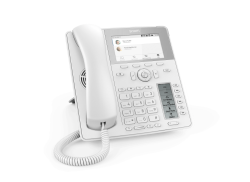 Snom D785 12-LINE Desktop Sip Phone In White - Wideband Audio - Hi-res 4.3" Colour Tft Display - USB