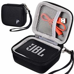 Paiyule Hard Travel Case For Jbl GO2 Jbl Go Portable Wireless Bluetooth Speaker Waterpoof Carrying Cover Bag Fits Charge And Cables. Black
