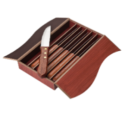 Eco Earth Eco - 6 Piece Wood Handled Steak Knife Set