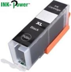 Inkpower Generic Replacement For Canon Pgi 470XL Black Ink Cartridge- Page Yield 500 Pages With 5% Coverage For Use With Canon Pixma Printers- MG5740
