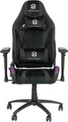 GC300 Advanced Gaming Chair Black purple - Up To 175KG