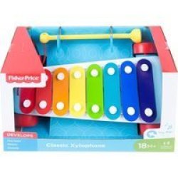 Classic Xylophone Musical Instrument Pull Toy