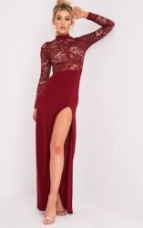New Maxi Split Lace Dress Only R199 Hurry Special Occasion Cocktail Luncheon Evening