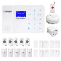 YA-800-GSM-23 24 In 1 Kit 315 433MHZ Wireless GSM Sms Security Home House Burglar Alarm System Wi...