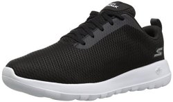 Skechers Performance Men's Go Walk MAX-54601 Sneaker Black white 10 Extra Wide Us