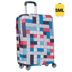 Bg Berlin Luggage Hug Cover Crosswords - S